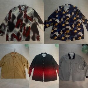 5XL set of five dress shirts. Good condition